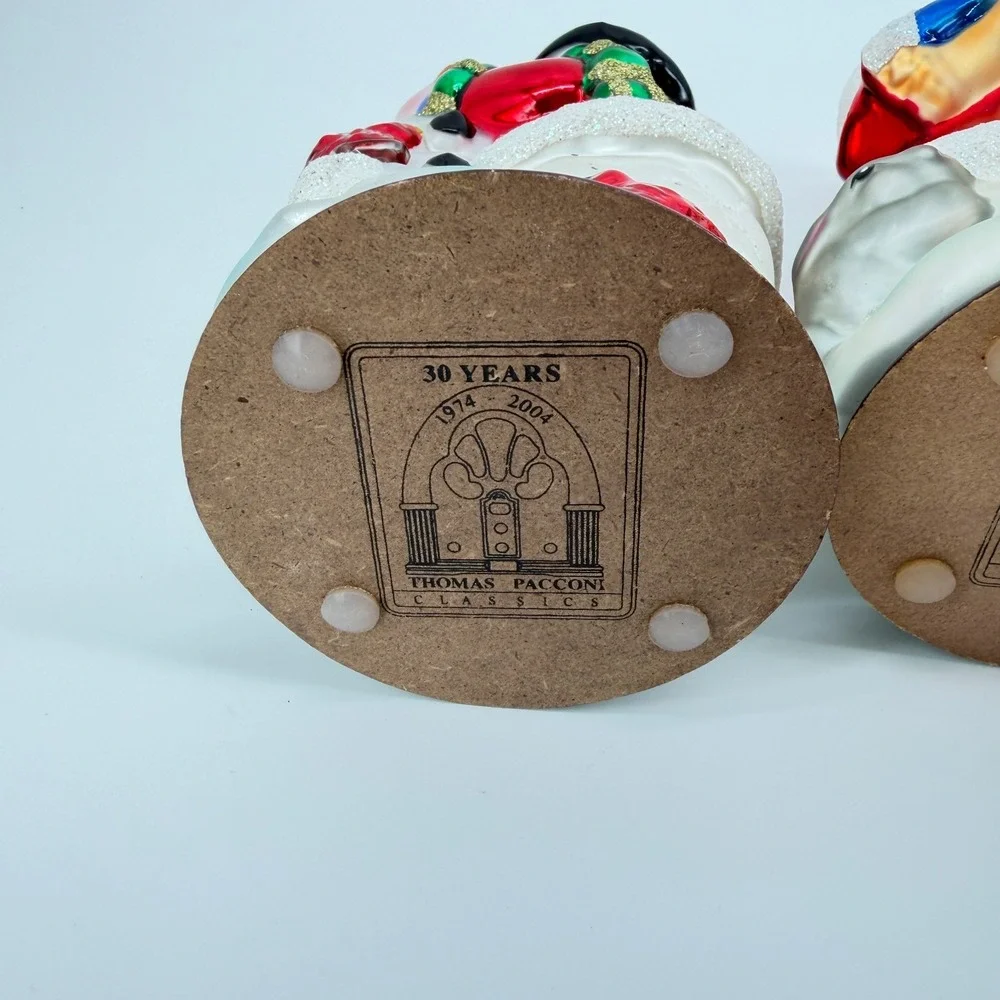 Vintage Ornaments Thomas Pacconi 30th Anniversary Snowmen 2 Piece Set 6